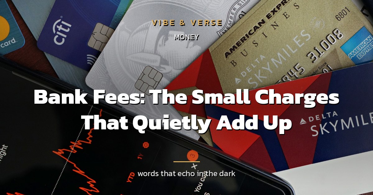 Bank Fees: The Small Charges That Quietly Add Up