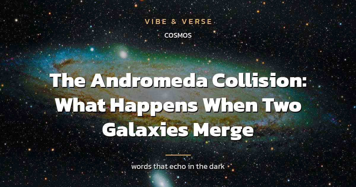 The Andromeda Collision: What Happens When Two Galaxies Merge