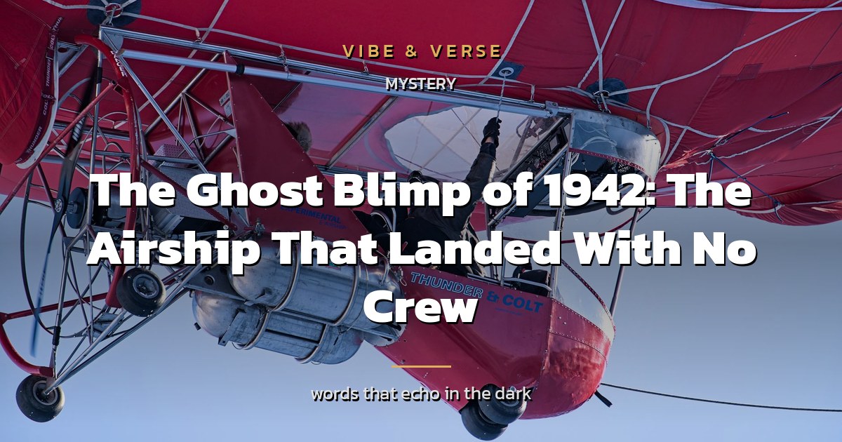 The Ghost Blimp of 1942: The Airship That Landed With No Crew